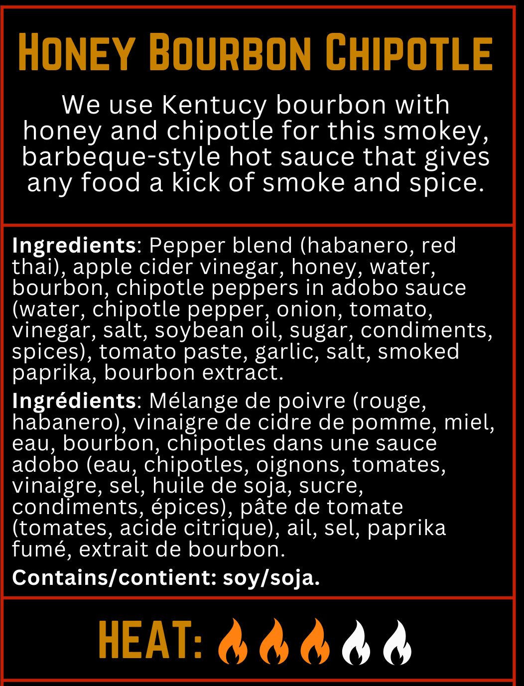 Honey Bourbon Chipotle